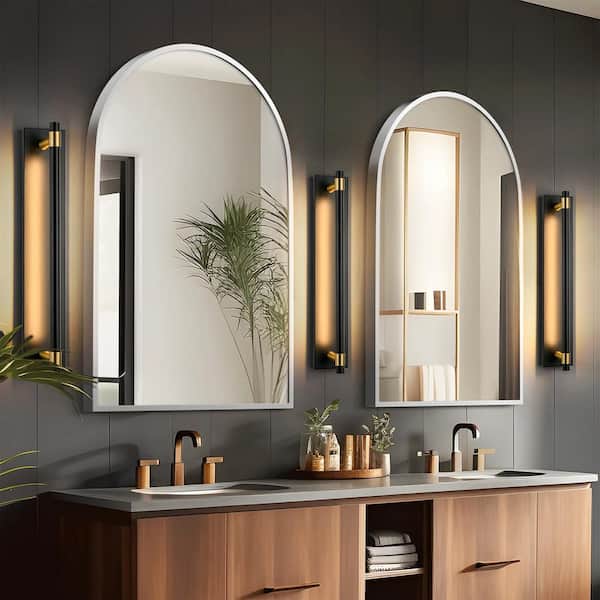 Cheyne 23.62 In. 1-Light Minimalist Black Bar LED Bathroom Vanity Light