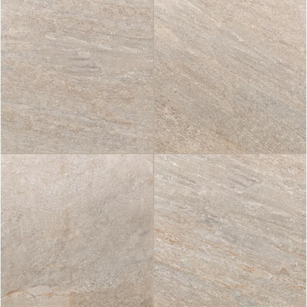 MSI Quartz Beige 24 in. x 24 in. Matte Porcelain Paver Tile (2 Pieces/8 sq. ft./Case)