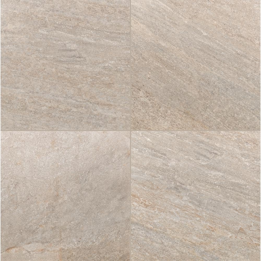 Quartz Beige 24 in. x 24 in. x 2 cm. Matte Porcelain Stone Look Paver Tile (256 sq. ft. /Pallet) price history on PriceWatchPro