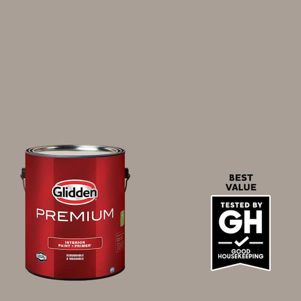 Glidden Premium 1 gal. #PPG1018-4 Winter's Nap Satin Interior Latex Paint