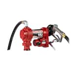 12-Volt 15 GPM 1/4 HP Fuel Transfer Pump (Manual Nozzle Package)