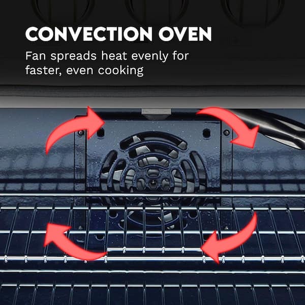 Cosmo 36 in. Vista Collection 5.4 cu. ft. Gas Range, 6-Burners