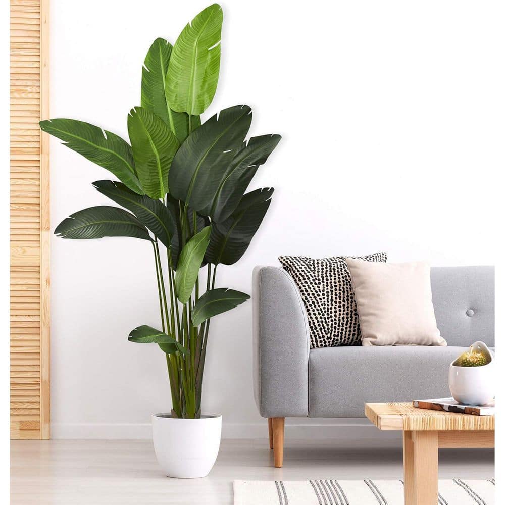 8 ft. Artificial Palm Tree in Pot for Indoor/Outdoor price history on PriceWatchPro