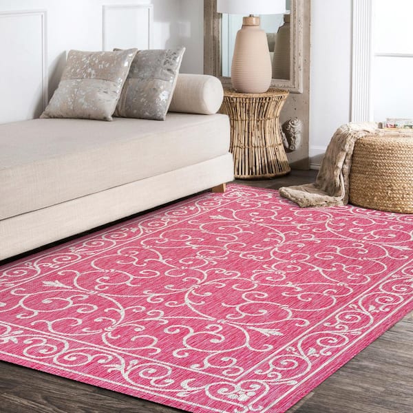 JONATHAN Y Charleston Vintage Filigree Textured Weave