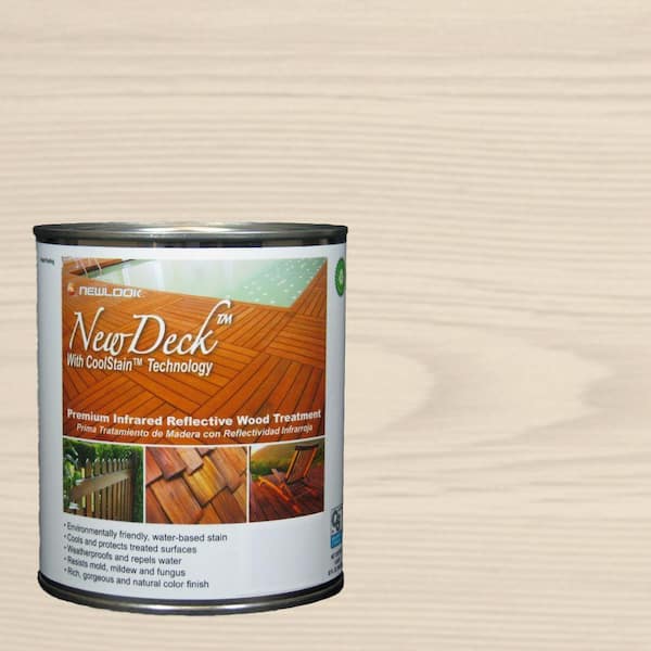 NewDeck 1 qt. Water-Based Birch Infrared Reflective Wood Stain