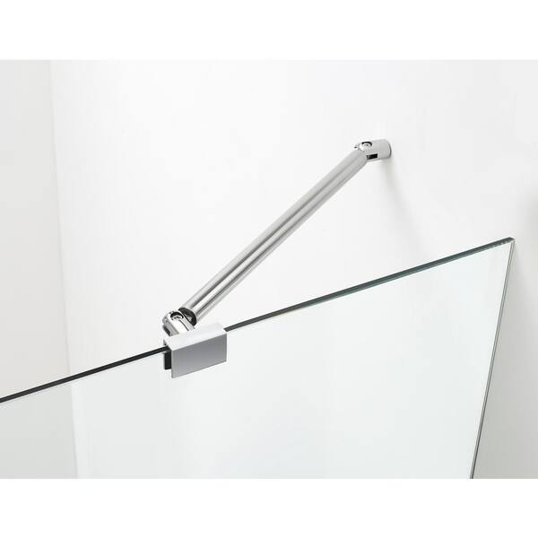 Aston SDR965EZ-MB-7335-10 Belmore 72 x 73.25 Hinged Frameless Shower Door Glass Type: Clear