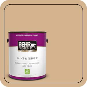 1 gal. Home Decorators Collection #HDC-NT-04 Creme De Caramel Eggshell Enamel Low Odor Interior Paint & Primer