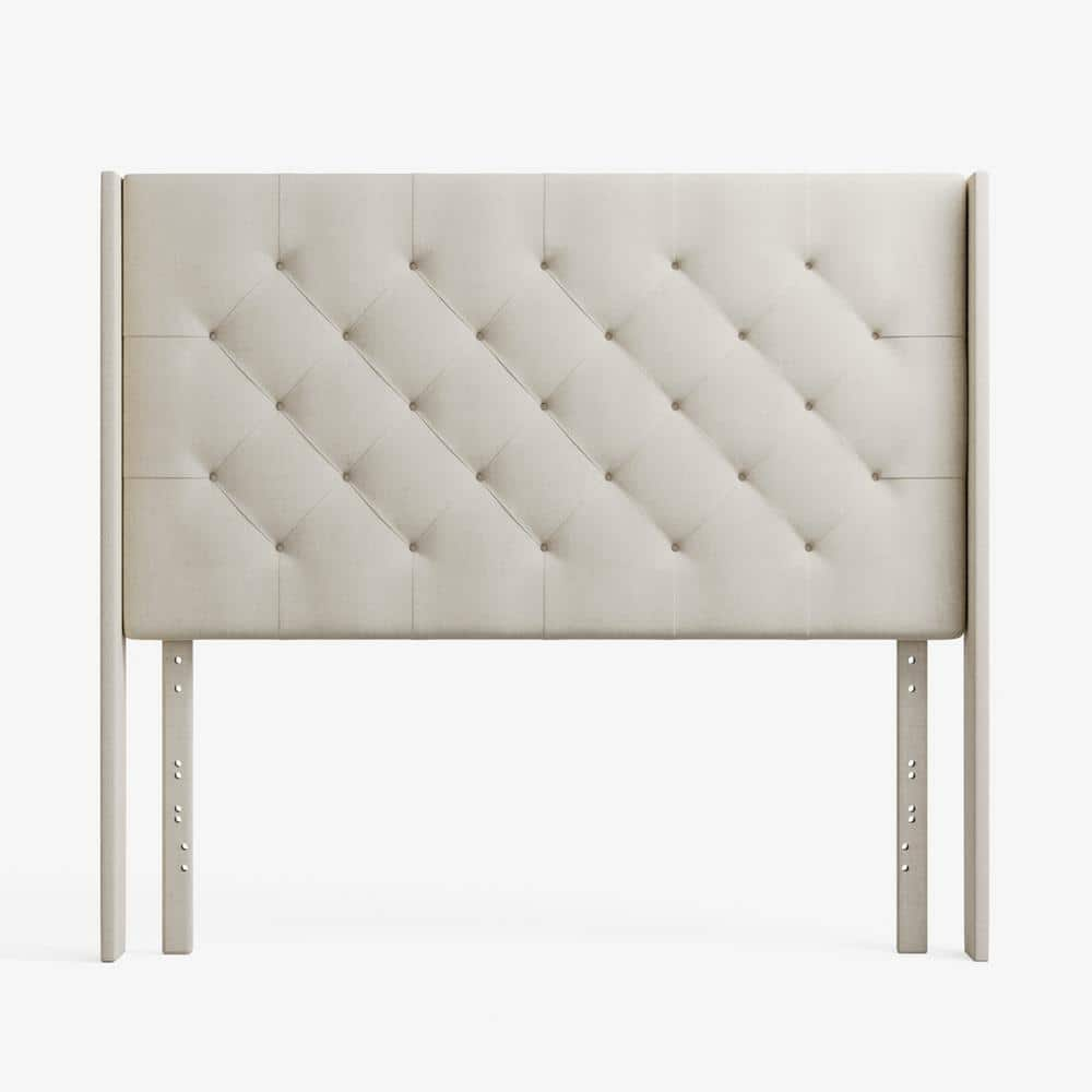 Ila upholstered deals wingback headboard