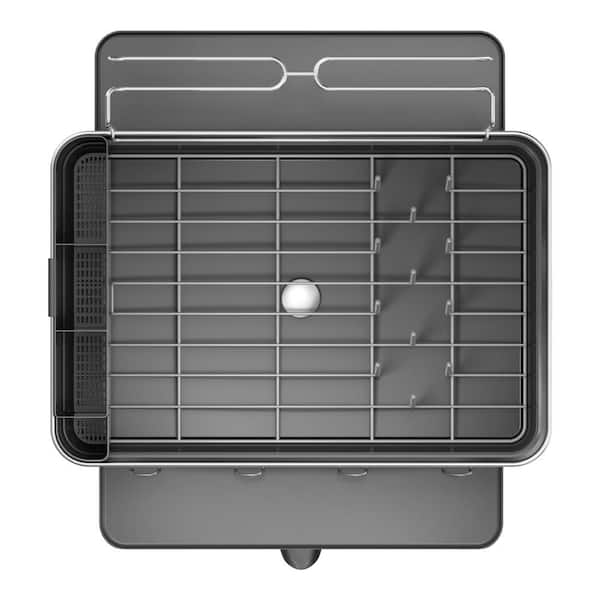 Dish drying rack, 36.8 x 32.8 x 18 cm - simplehuman brand