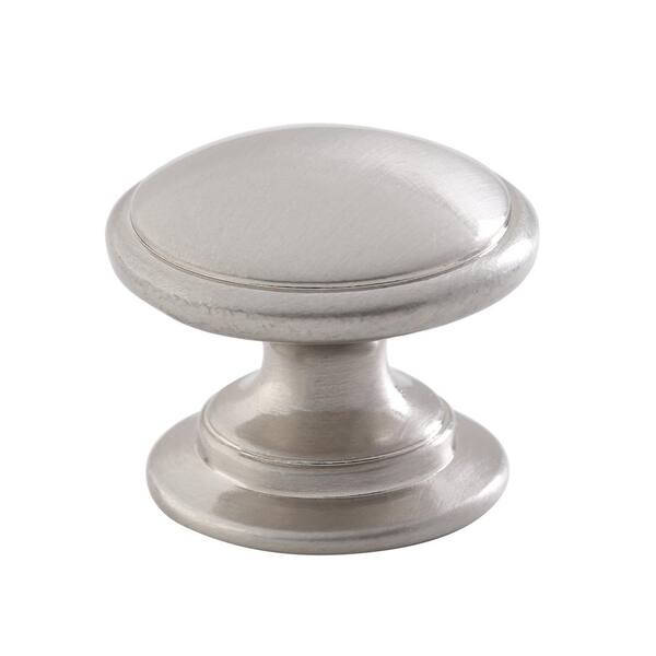 Hickory Hardware Williamsburg 1-1/4-in Stainless Steel Oval Farmhouse  Cabinet Knob in the Cabinet Knobs department at