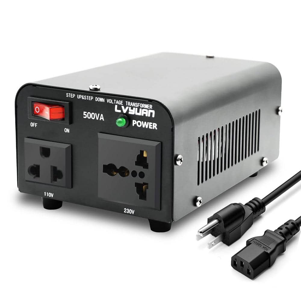 500-Watt Voltage Transformer Converter from 110-120V to 220-240V and from 220-240V to 110-120V with US Outlet price history on PriceWatchPro