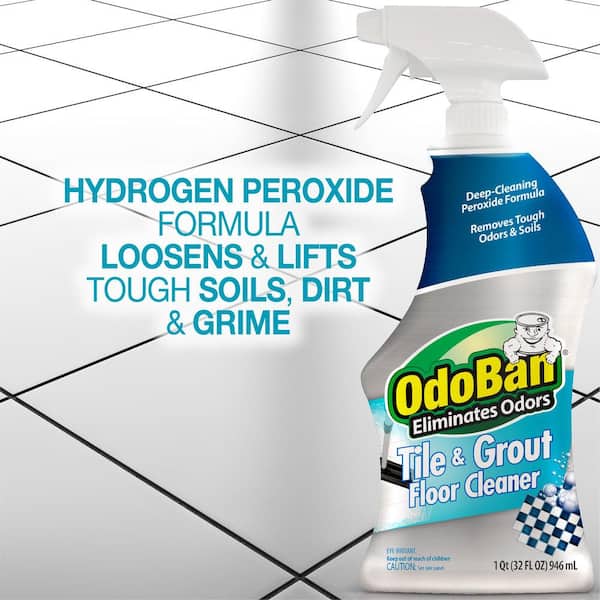 OdoBan 32 oz. Tile and Grout Floor Cleaner (Ready-to-Use) Spray 936261-Q -  The Home Depot
