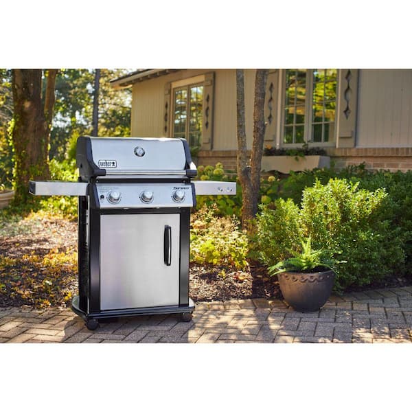 Weber Spirit S-315 NG Gas Grill, Stainless Steel