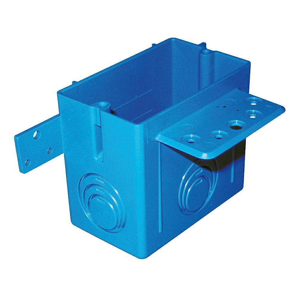 Carlon 1-Gang 30 cu. in. PVC New Work Electrical Box RD30-6R - The Home  Depot