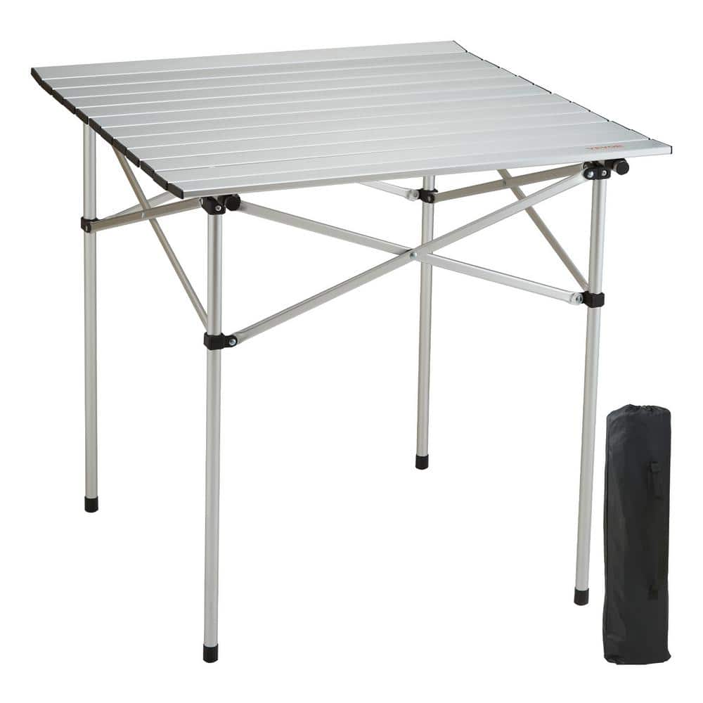Compact Aluminum Folding Camping Table with Carry Bag