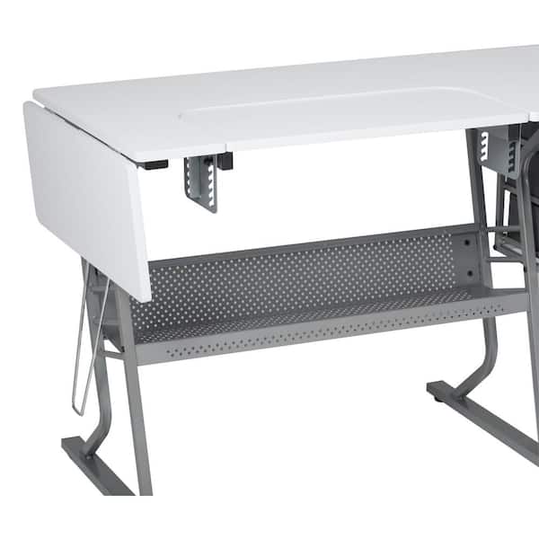 46.3'' x 15.8'' Foldable Sewing Table with Sewing Machine Platform