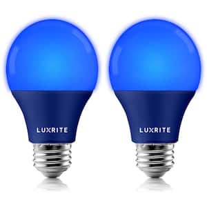 60-Watt Equivalent A19 LED Light Bulb Blue Light Bulb (2-Pack)