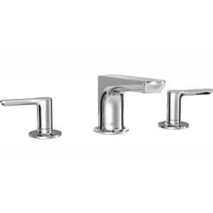 Studio S 2-Handle Deck-Mount Roman Tub Faucet for Flash Rough-in Valves in Polished Chrome