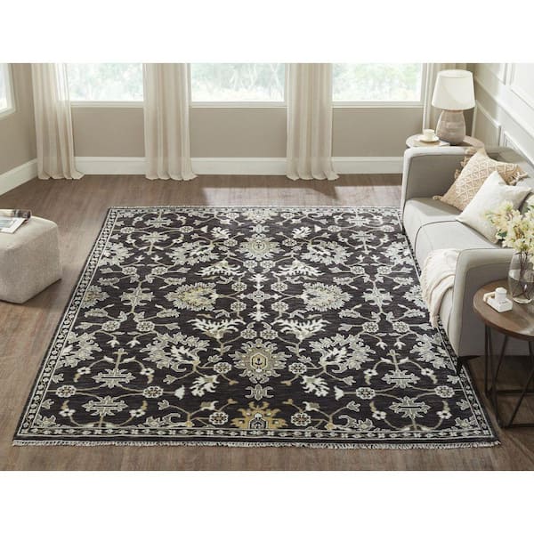 Umbria Brown 6 ft. x 9 ft. Area Rug
