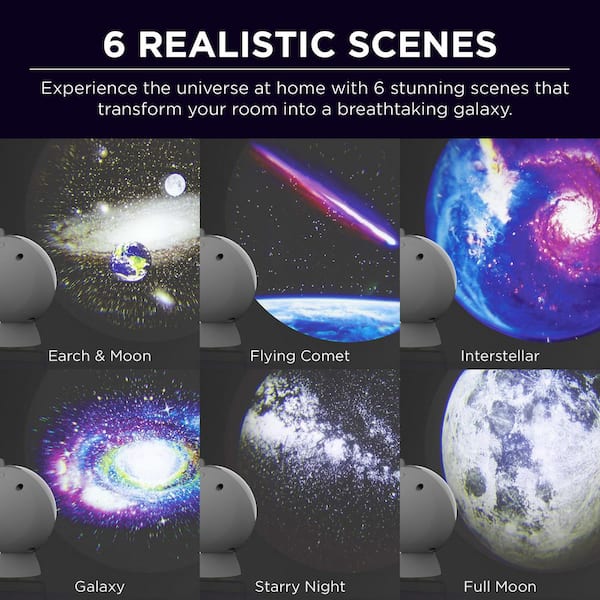 USB Powered HD Lens Planetarium Integrated LED Night Light Bulb