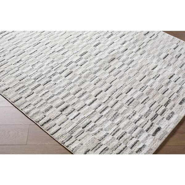 7 ft. x 10 ft. White Gavic GVC-2329 Machine Woven Area Rug