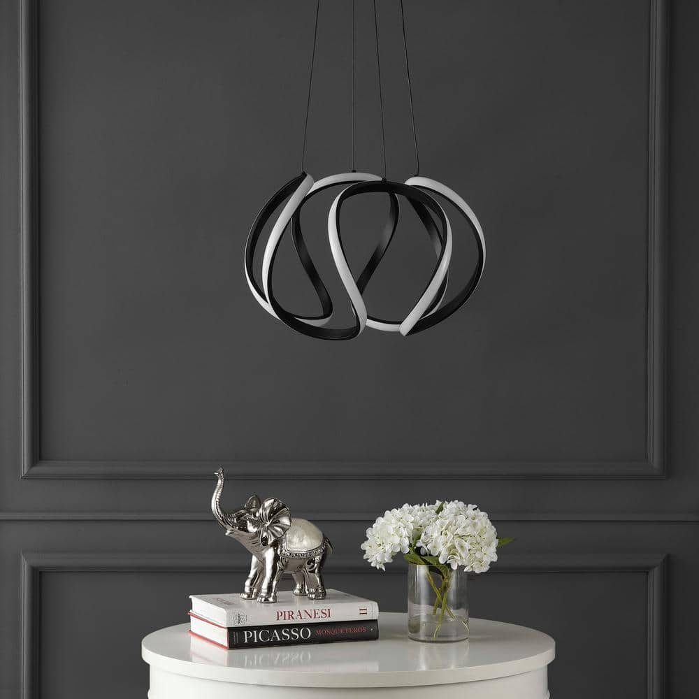 Euphoria 18.5" Black Aluminum LED Pendant Light