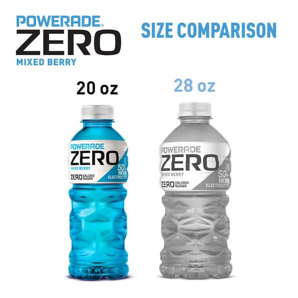 POWERADE Zero Mixed Berry Bottles, 20 fl. oz., 8 Pack
