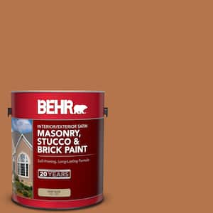 1 gal. #SC-533 Cedar Naturaltone Satin Interior/Exterior Masonry, Stucco and Brick Paint