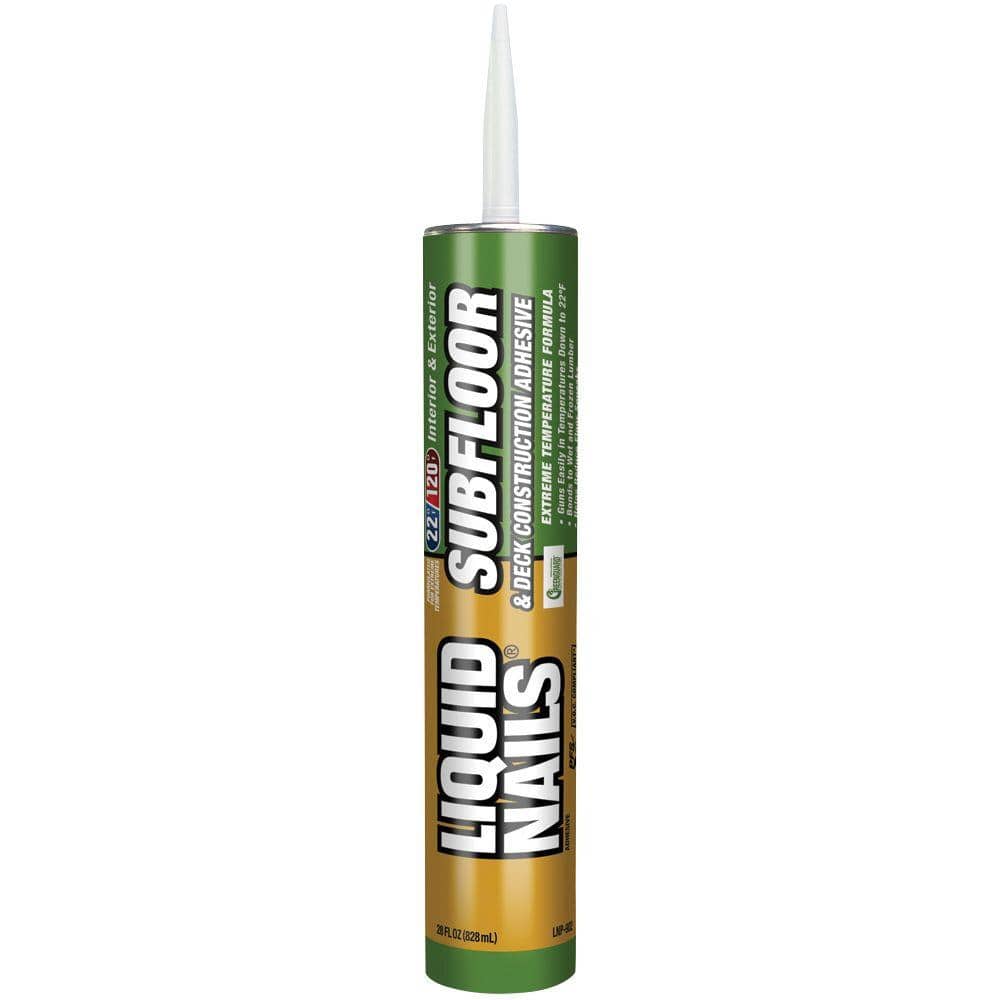 28 oz. Subfloor and Deck Tan Low VOC Construction Adhesive (4-Pack)