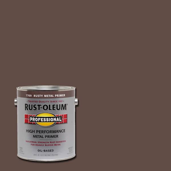 Rust-Oleum Professional 1 gal. High Performance Flat Rusty Metal Oil-Based Rust Preventive Primer
