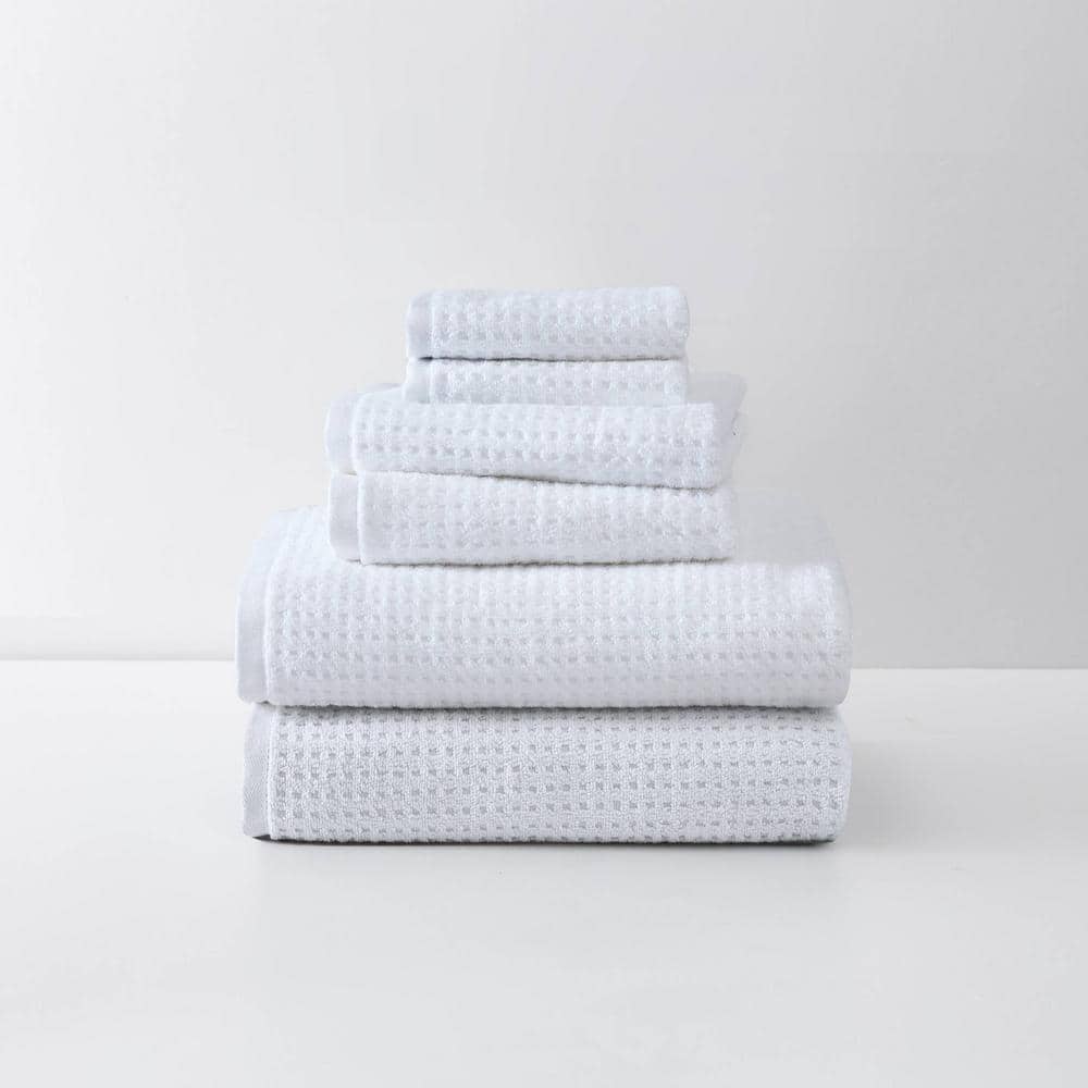 Tommy Bahama - Bath Towels Set, Highly Absorbent Cotton Bathroom Decor, Low  Linting & Fade Resistant (Nothern Pacific White, 6 Piece)