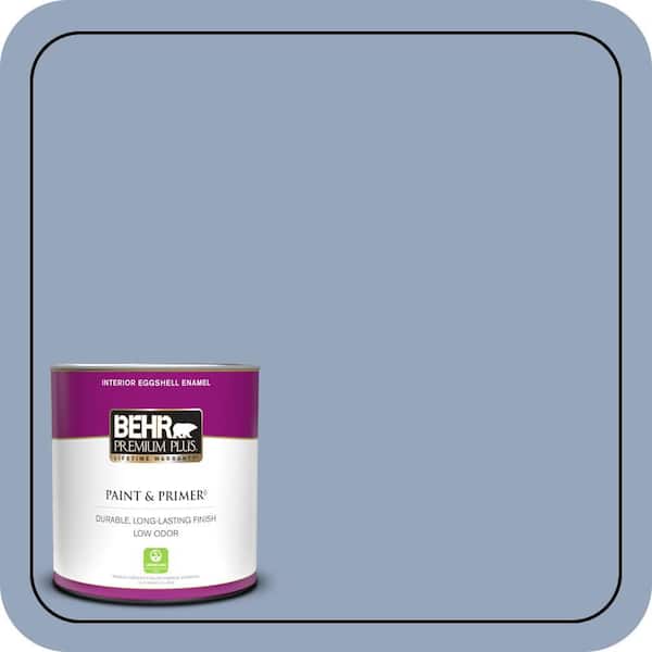 BEHR PREMIUM PLUS 1 qt. #590F-4 Cloudberry Eggshell Enamel Low Odor Interior Paint & Primer
