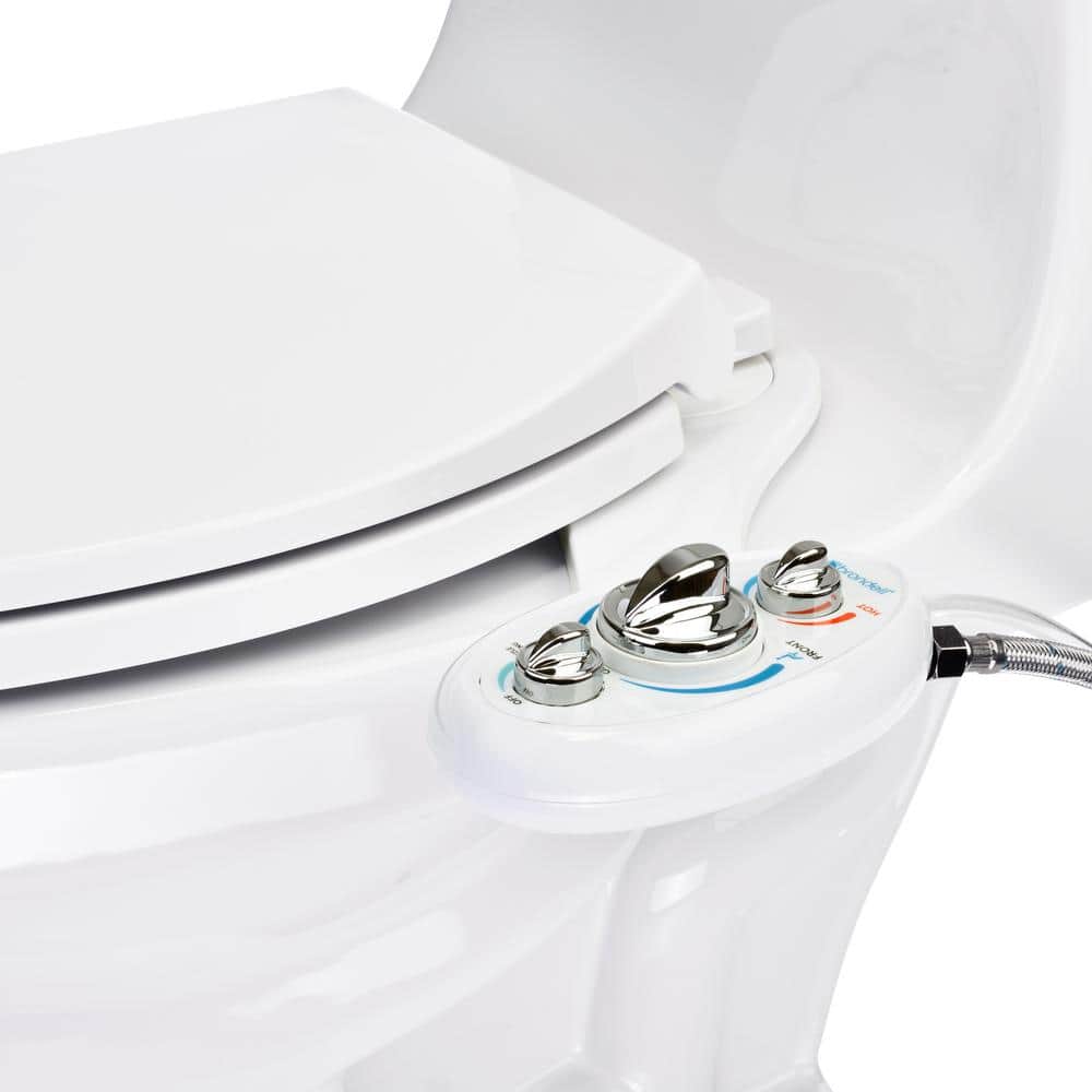 SouthSpa Left Handed Attachable Bidet System Bidet Attachment with Warm Water Temperature