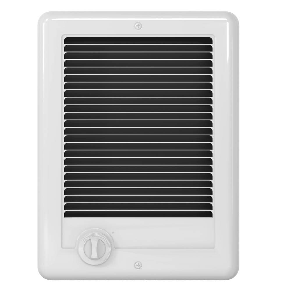 White Electric Wall Heater with Adjustable Thermostat