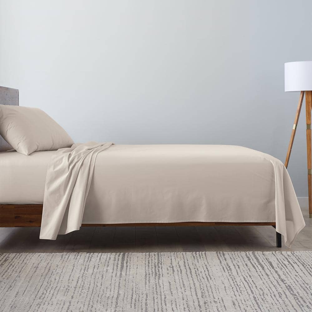Taupe Queen Triple Brushed Microfiber Sheet Set