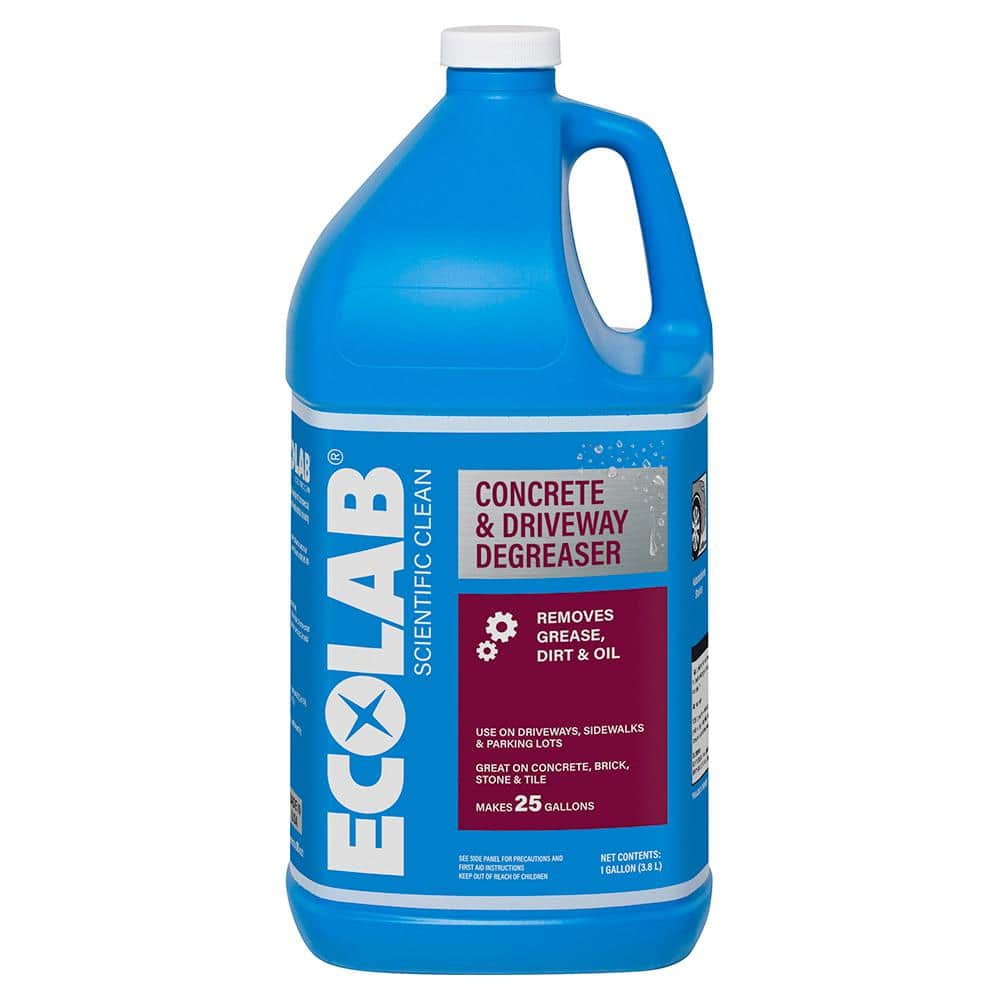 Force 5 Concentrated Concrete and Driveway Cleaner, Concrete Cleaner, Removes Oil, Grease & Stains. Heavy Duty. Garage Floors & Driveways