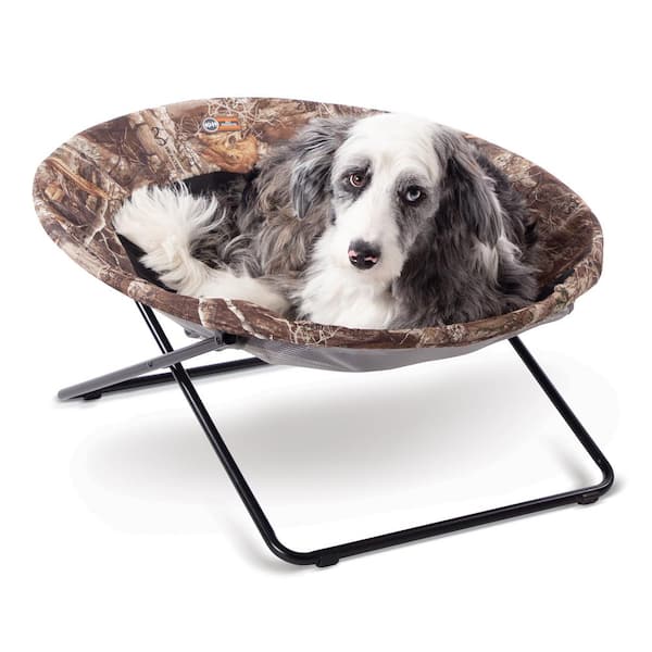 K and H Pet Products K H Large Realtree Edge Elevated Cozy Cot Bed 100542313 The Home Depot