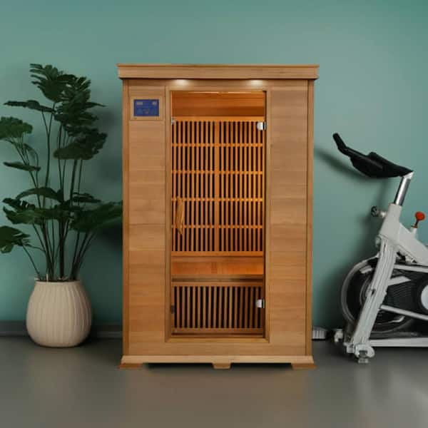 SUNRAY SAUNAS Evansport 2-Person Infrared Sauna
