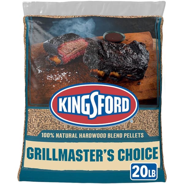 Grillmaster's Choice of Hickory, Oak and Cherry Wood BBQ Smoker Grilling Pellets