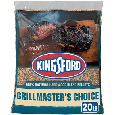 Grillmaster's Choice of Hickory, Oak and Cherry Wood BBQ Smoker Grilling Pellets