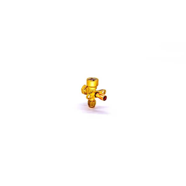 RectorSeal PRO-Fit 3/8 in. Brass Quick Connect Service Valve