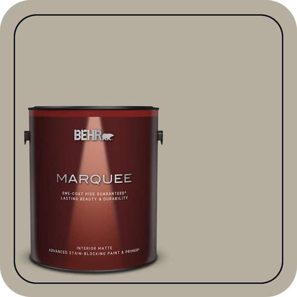 BEHR MARQUEE 1 gal. #N320-4 Camping Tent One-Coat Hide Matte Interior Paint & Primer