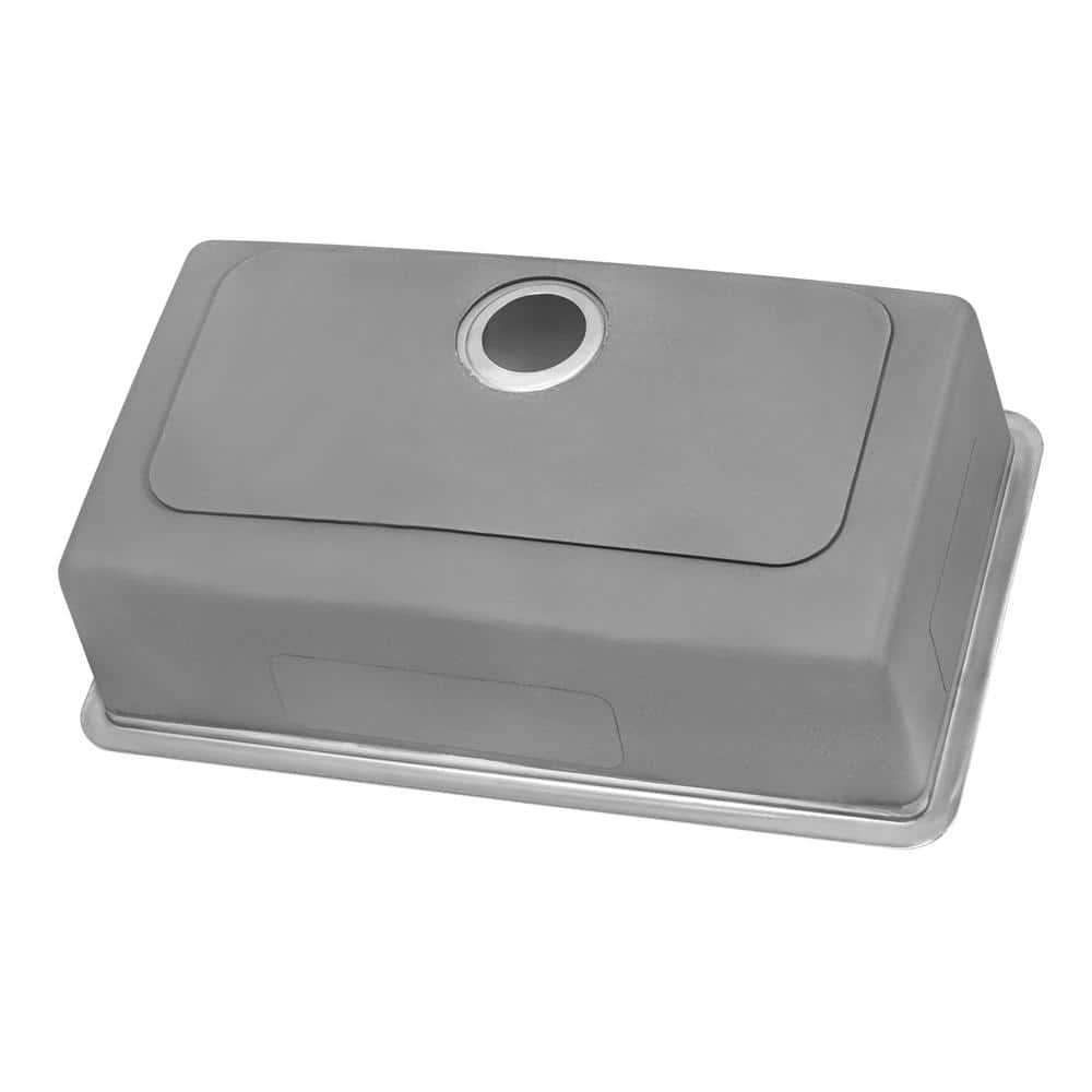 Ruvati 35" Stainless Steel Drop-In Single Bowl Kitchen Sink