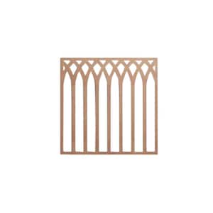 11-3/8 in. x 11-3/8 in. x 1/4 in. MDF Small Cedar Park Decorative Fretwork Wood Wall Panels (10-Pack)