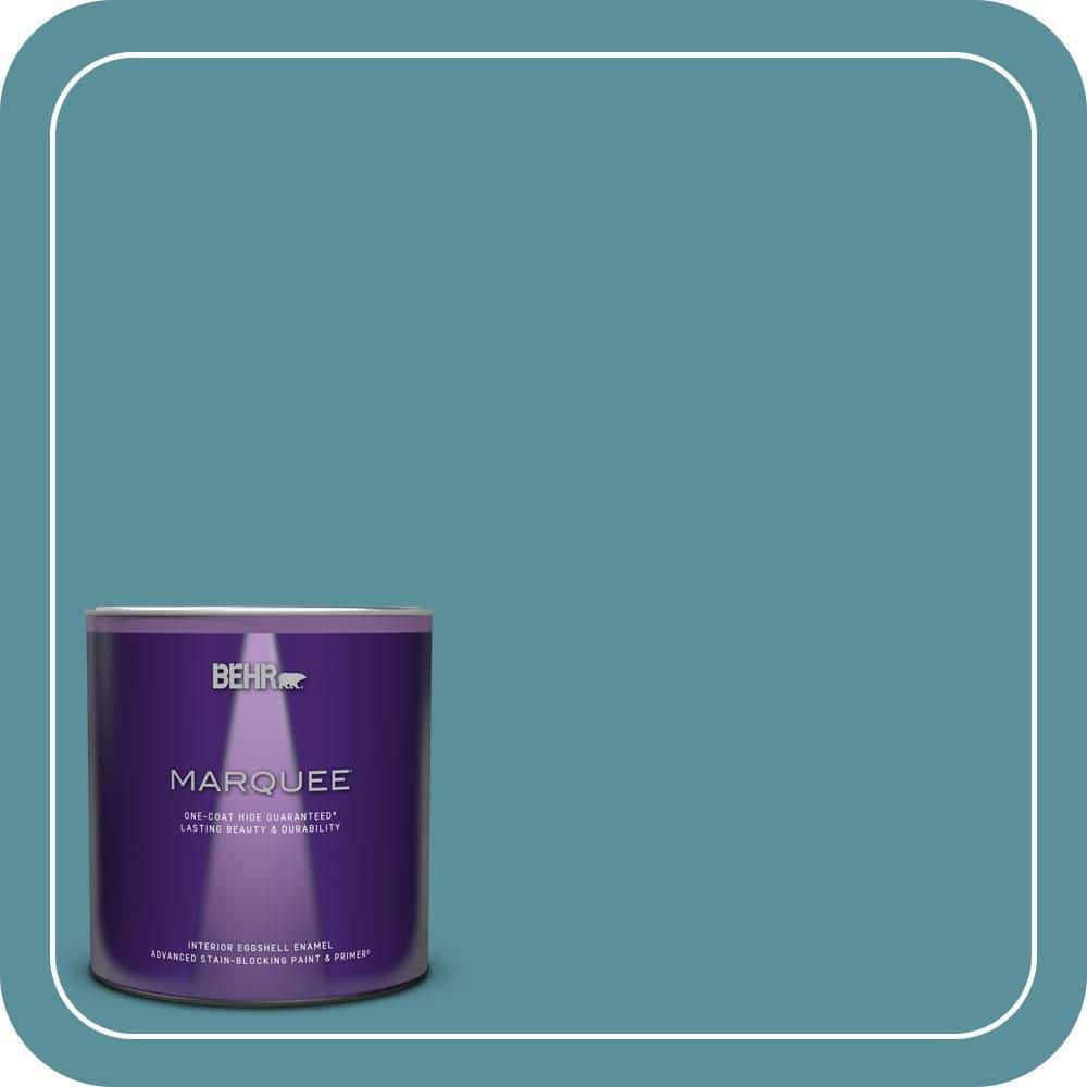 1 qt. #520F-5 Harbor Eggshell Enamel Interior Paint & Primer product image for price tracking