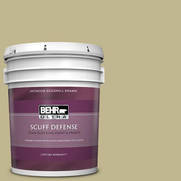 BEHR ULTRA 5 gal. #ICC-68 Minced Ginger Extra Durable Eggshell Enamel Interior Paint & Primer