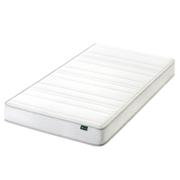Zinus Twin Medium Quilted Top 6 in. Foam and Spring Hybrid Mattress