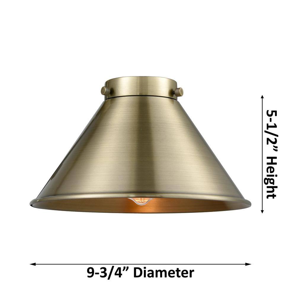 Briarcliff 10" Satin Nickel Mini Pendant Light