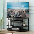 Furinno JAYA 42 in. Espresso Particle Board TV Stand Fits Furinno JAYA 42 in. Espresso Particle Board TV Stand Fits