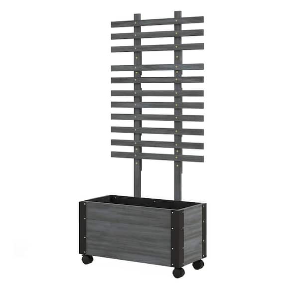 Unbranded 25.5 in. W Wood Outdoor Raised Beds